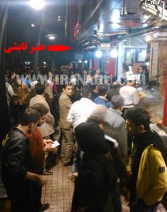 بخاری جلوی درب رستوران - ایران هواساز هیتر تابشی